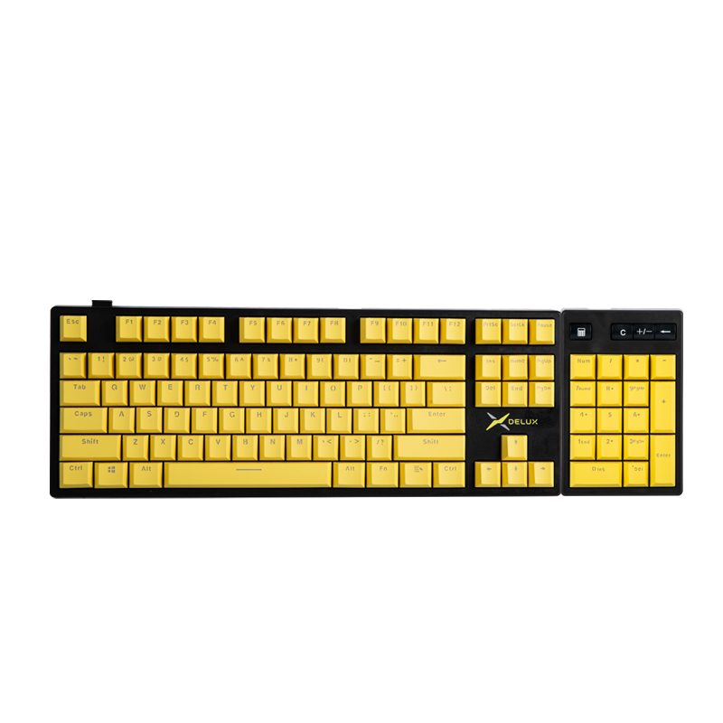 IM电竞游戏键盘黄色KM13DP